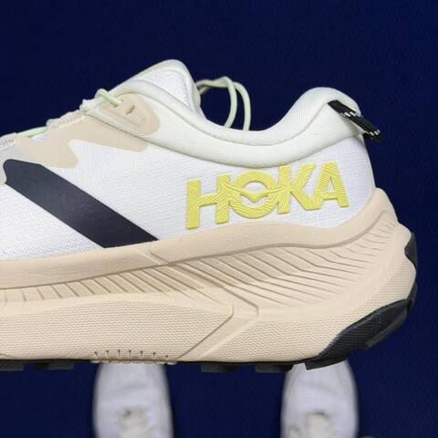 HOKA Transport 6 White Beige Black Yellow Trail Shoe Trail Running Sneakers (BS-86840)