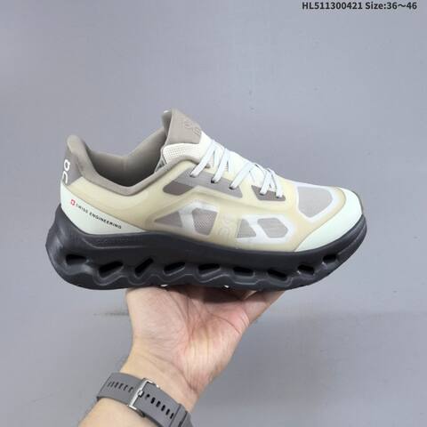 On Cloudtilt Cream Grey Dark Grey EU 36-46 Running Shoe Running Sneakers - Unisex BS-69591