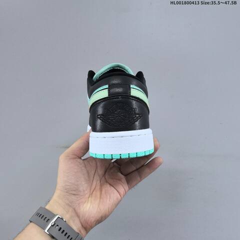 Jordan Air Jordan 1 Low SE Tropical Twist Black Peach EU 35 5-47 5 Casual - Unisex (BS-66213)