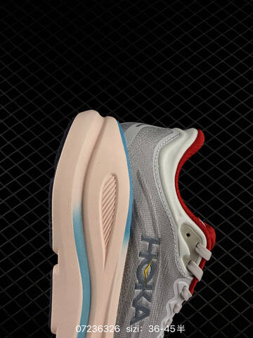 HOKA ONE ONE Clifton 10 Grey Light Pink Dark Grey EU 36-45 Running Shoe Running Sneakers - Unisex (BS-86147)