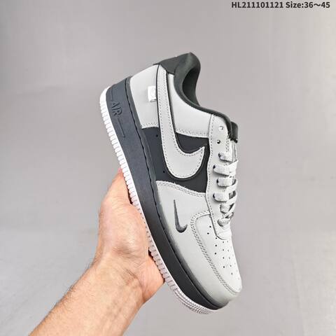Nike Air Force 1 07 Black White Pink Light Grey Dark Grey EU 36-45 Sneaker - Unisex BS-63340