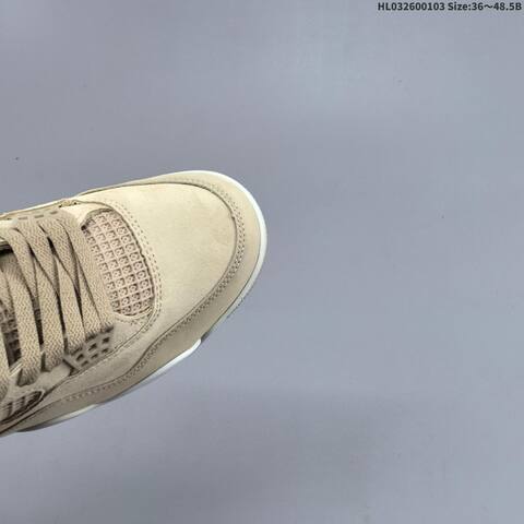 Jordan Air Jordan 4 Retro Beige Tan With White Accents EU 36-48 5 Basketball - Unisex (BS-67129)