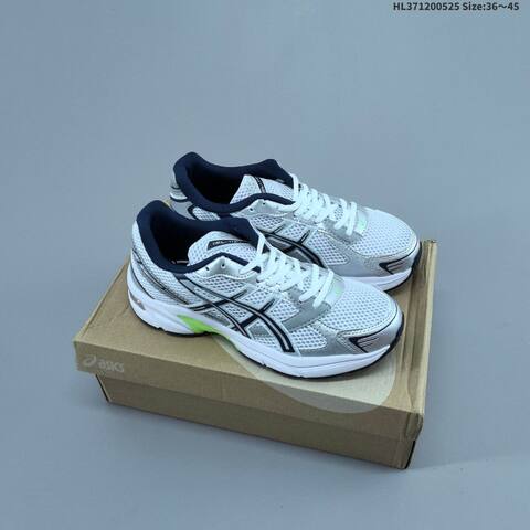 ASICS GEL-1130 White Silver Navy Neon Green EU 36-45 Running Shoe Running Sneakers - Unisex BS-68796