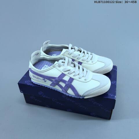 Onitsuka Tiger MEXICO 66 DIY DL408 147 Cream White Purple EU 36-45 Sneaker Casual Sneakers - Unisex (BS-69044)