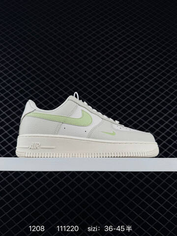 Nike Air Force 1 07 LX White With Light Green Swoosh EU 36-45 5 Lifestyle - Unisex (BS-73791)