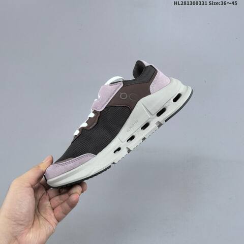 On Cloudnova Rift Black Purple Brown Grey White EU 36-45 Running Shoe Running Sneakers - Unisex (BS-69650)