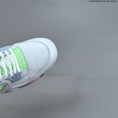 Jordan Air Jordan 4 Retro Valentine s Day White Pink Neon Green EU 36-48 5 Basketball - Unisex (BS-66166)
