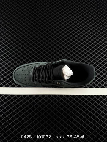Nike Air Force 1 Low Black Dark Green And Wheat Tan EU 36-45 Casual - Unisex (BS-71801)