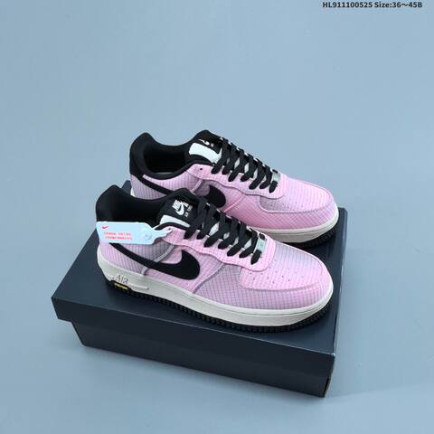 Nike Air Force 1 07 Pink Black Beige EU 36-45 Sneaker - Unisex (BS-60134)
