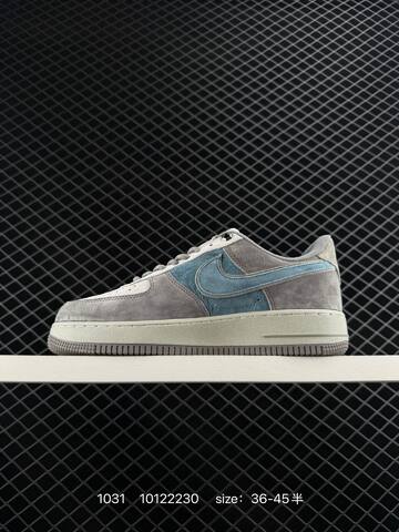 Nike Air Force 1 Low 07 Gray Blue White EU 36-45 Casual - Unisex (BS-74448)