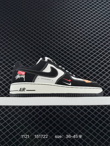 Nike Air Force 1 07 Low White Black Gum EU 36-45 Casual - Unisex (BS-74069)