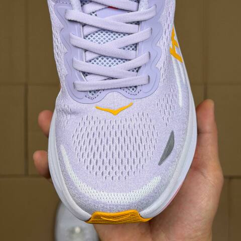 HOKA Bondi 9 Light Purple White Yellow Red US 7-13 Running Shoe Running Sneakers (BS-86909)