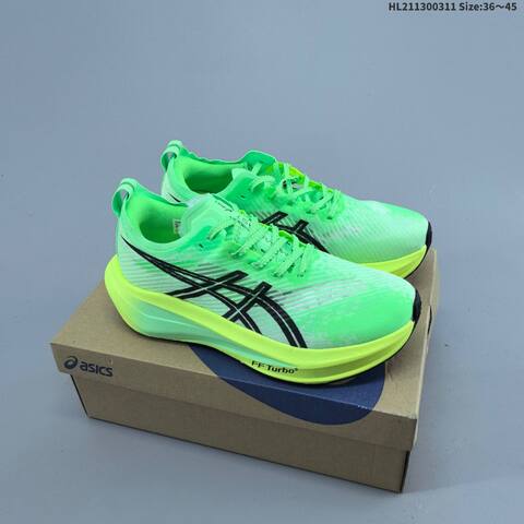 ASICS Sonicblast 2025 FF Turbo SQ Neon Yellow White Black EU 40-45 Running Shoe Running Sneakers - Men's (BS-69001)