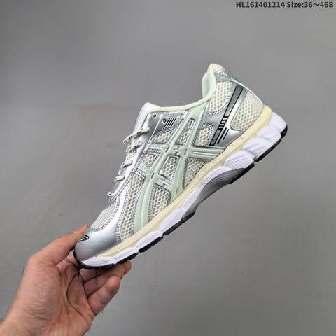 ASICS Gel Kayano 12 1 Silver Off White Pale Mint EU 36 46 Running Shoe EU 36-46 Running Sneakers - Unisex (BS-69156)
