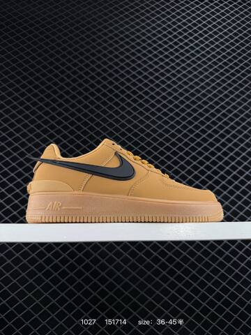 Nike AMBUSH x Air Force 1 Low DV3464-003 Wheat Tan With Black Swoosh EU 36-45 5 Lifestyle - Unisex BS-74533