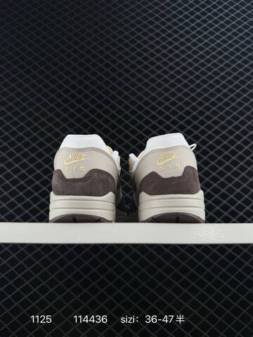 Nike Air Max 1 White Beige Brown Yellow EU 36-47 5 Running - Unisex (BS-74001)