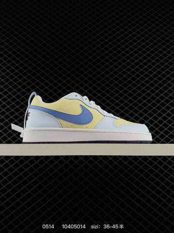 Nike Court Borough Low 2 White Black Pink Blue Yellow EU 36-45 Skate - Unisex (BS-71451)