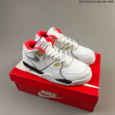 Nike Air Flight 89 White Purple EU 36-45 Basketball - Unisex (BS-63290)