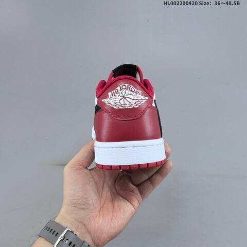 Nike Air Jordan 1 Low Travis Scott White Red Black 36 48 5 Casual - Unisex (BS-66123)