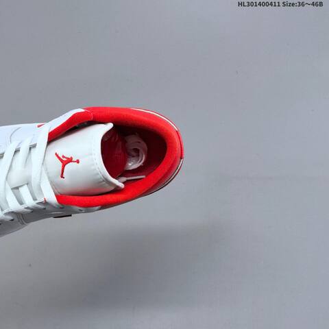 Jordan Air Jordan 1 Low White Red EU 36-46 Basketball - Unisex (BS-66237)