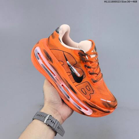 Nike Vomero Premium ReactX Air Zoom Bright Orange Black Light Pink EU 36-46 Running Shoe - Unisex BS-60196
