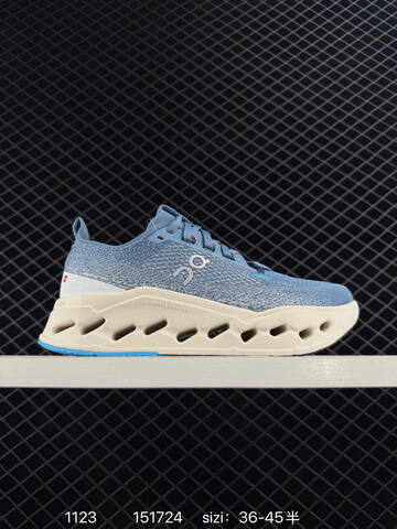 On Cloudtecphase Grey Blue Cream Black EU 36-45 Running Shoe Running Sneakers - Unisex (BS-85457)