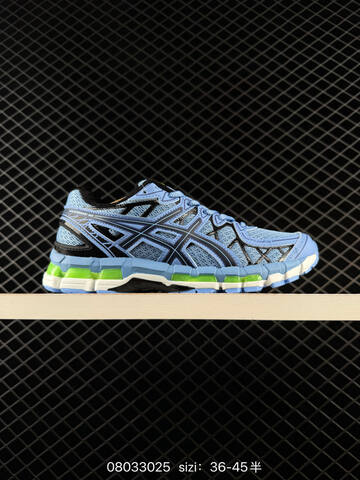 ASICS Gel-Kayano 20 1203A640-020 Light Blue Black White Green EU 36-45 Running Shoe Running Sneakers Unisex BS-81649