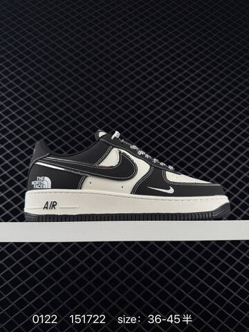 Nike Air Force 1 07 Black White EU 36-45 Casual - Unisex (BS-73024)