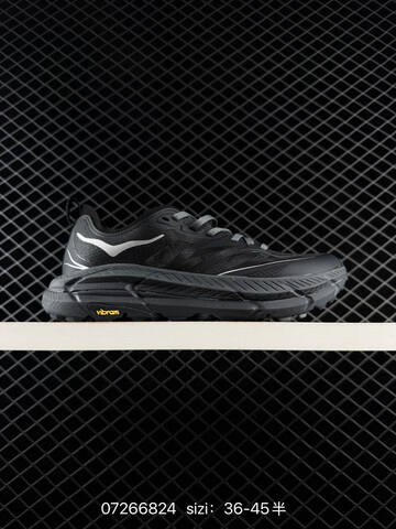HOKA ONE ONE Mafate Speed Satisfy Black White Grey EU 36-45 Trail Shoe Trail Running Sneakers - Unisex (BS-86141)