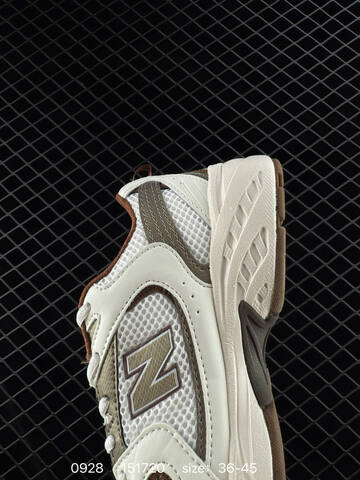 New Balance 530 White Brown Metallic Gold Beige EU 36-45 Sneaker - Unisex (BS-82761)