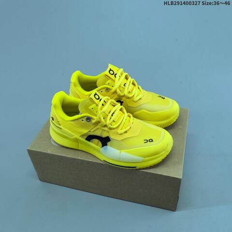 On THE ROGER Pro 2 Light Blue White Neon Yellow EU 36-46 Tennis Shoe Casual Sneakers - Unisex (BS-69658)