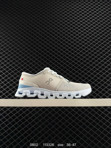 On Cloud X 4 Light Grey Dark Grey Neon Green Black EU 36-47 Running Shoe Running Sneakers - Unisex (BS-85511)