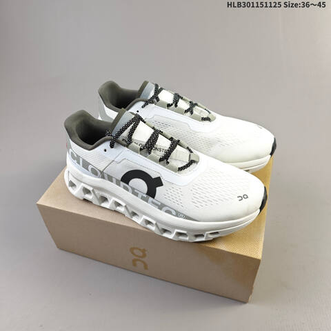 On Cloudmonster Blue Purple White Black EU 36-45 Running Shoe Running Sneakers - Unisex (BS-69769)