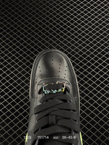 Nike Air Force 1 07 Black Volt EU 36-45 5 Lifestyle - Unisex (BS-73926)