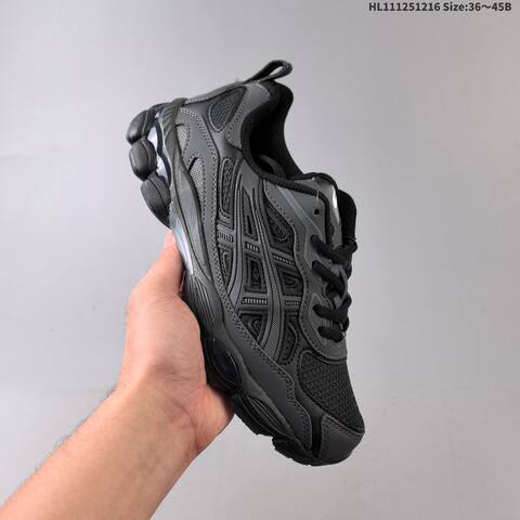 ASICS GEL-NYC AHAR Black Dark Grey EU 36-45 Running Shoe Running Sneakers - Unisex (BS-69146)