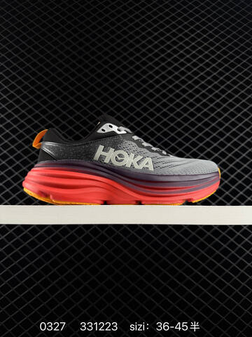 HOKA Bondi 8 Teal Lime Green White Orange EU 36-45 Running Shoe Running Sneakers - Unisex (BS-86279)