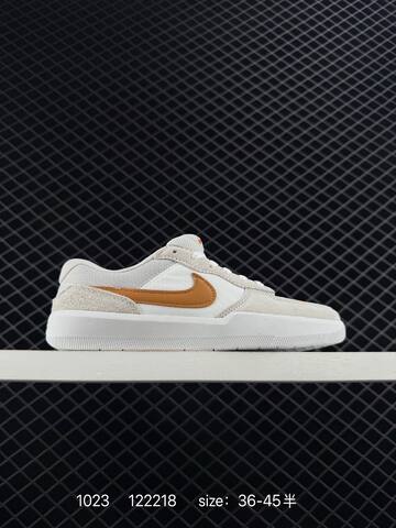 Nike SB Force 58 CZ2959-002 Light Grey White With Blue-grey Swoosh EU 36-45 Skate - Unisex (BS-74631)
