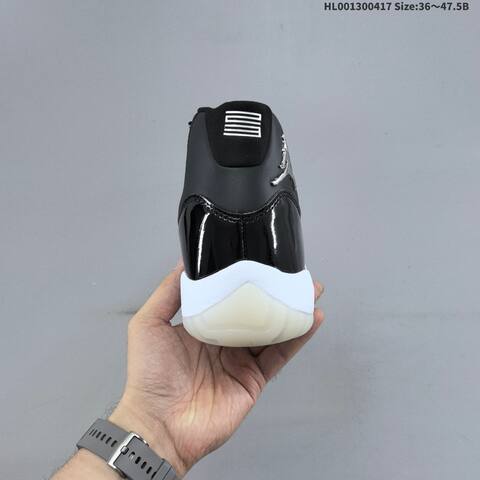 Jordan Air Jordan 11 Retro High 25th Anniversary Black White EU 36-47 5 Basketball - Unisex (BS-66154)