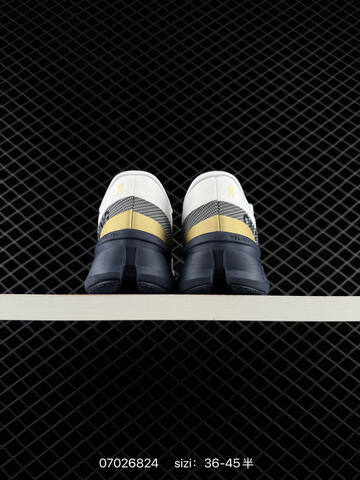 On Cloudmonster 2 White Navy Gold EU 36-45 Running Shoe Running Sneakers - Unisex (BS-85085)