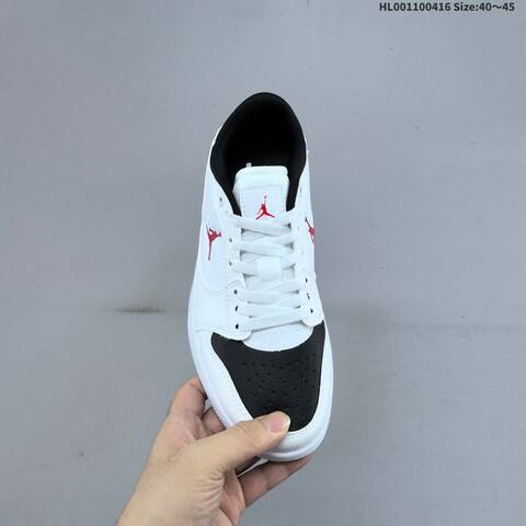 Jordan Court Connect White Black Red EU 40-45 Casual - Men's (BS-66167)