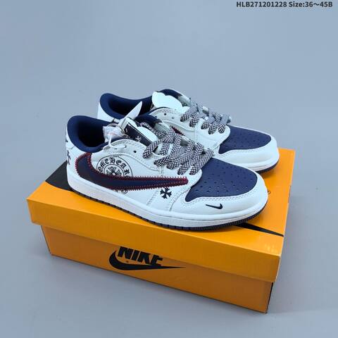 Jordan Air Jordan 1 Low Light Grey Black EU 36-45 Lifestyle - Unisex (BS-67215)