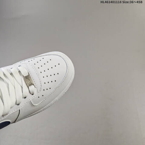 Nike Air Force 1 07 White Dark Blue EU 36 45 Sneaker EU 36-45 - Unisex (BS-63539)