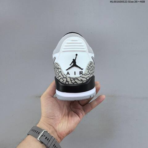 Jordan Legacy 312 Low Light Smoke Grey Black White EU 36-46 Basketball - Unisex (BS-65897)