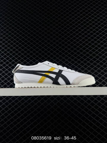 Onitsuka Tiger MEXICO 66 White Black Yellow Off White EU 36-45 Sneaker Casual Sneakers - Unisex