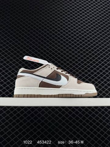 Nike SB Dunk Low SE 85 Beige Suede With Mismatched Swooshes In Blue Red Orange Purple And White EU 36-45 Skate - Unisex (BS-82692)