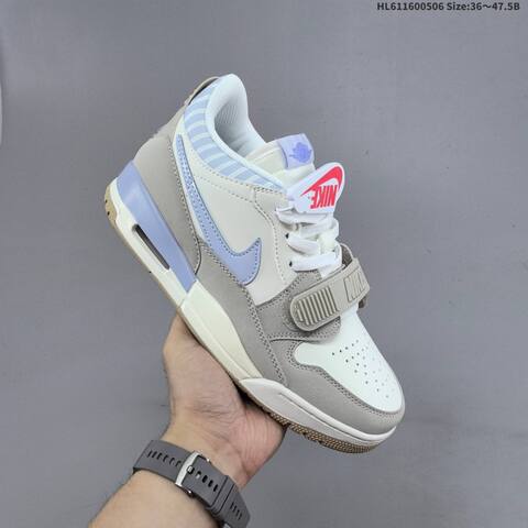 Jordan Legacy 312 Low Sail Light Grey Light Purple EU 36-47 5 Basketball - Unisex BS-64245