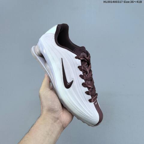 Nike Shox Z White Dark Brown Light Pink EU 36-41 Sneaker - Unisex BS-61282