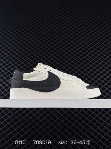 Nike Blazer Low 77 Jumbo White Red Black EU 36-45 Casual - Unisex BS-73206