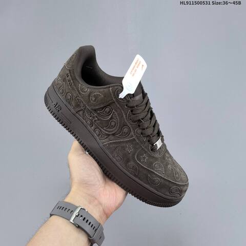 Nike Air Force 1 07 LV8 IU2363-200 Dark Brown EU 36-45 Sneaker - Unisex BS-60038
