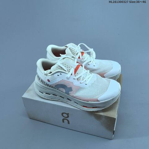 On Cloudultra 3 White Grey Orange EU 36-46 Trail Shoe Trail Running Sneakers - Unisex (BS-69659)
